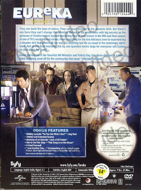 Eureka - Season 5 (Boxset) on DVD Movie