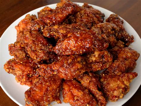 Korean food photo: Korean fried chicken: dakgangjeong - Maangchi.com
