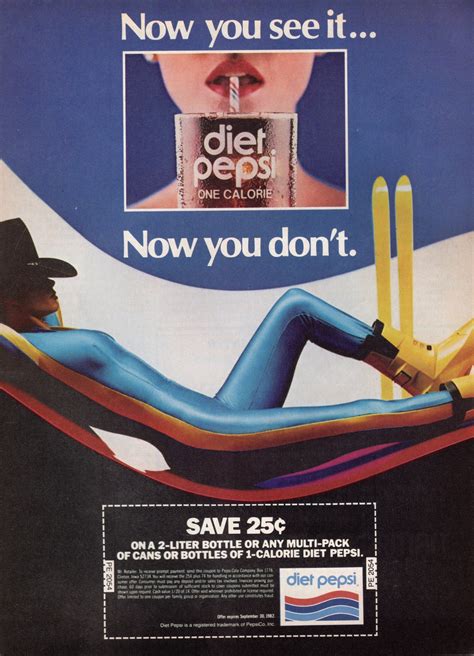 Raiders of the Lost Tumblr — 1982 Diet Pepsi ad