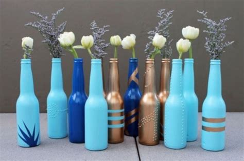 10 Extremely Easy DIY Dipped Vases - Shelterness