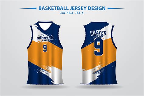 Basketball Jersey Design and Template Graphic by Vector Graph · Creative Fabrica - oggsync.com