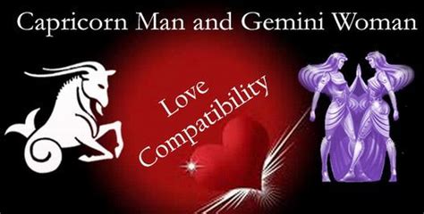 Capricorn Man and Gemini Woman Love Compatibility