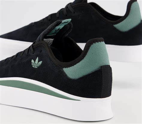 adidas Sabalo Trainers Core Black White Tech Emerald - His trainers