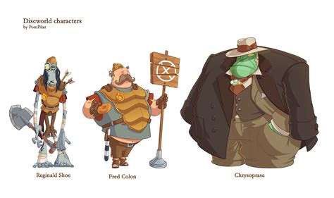 Discworld characters by PontPilat on Behance