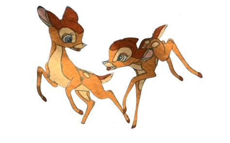 Bambi and Faline by DracoAwesomeness on DeviantArt