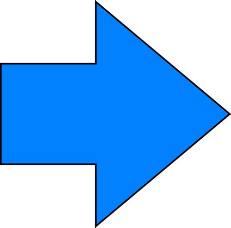 Right Blue Arrow - ClipArt Best