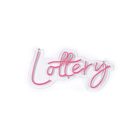 Led Neon sign wall art for lottery shop - Gangshen material