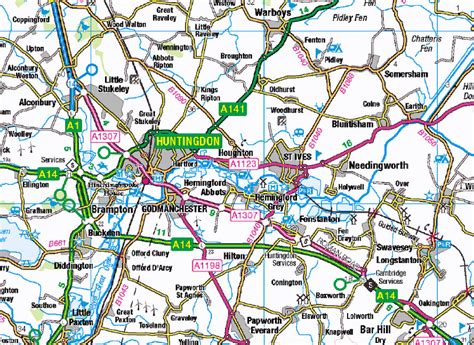 Cambridgeshire County Map (2021) – Map Logic