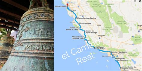 El Camino Real Map California