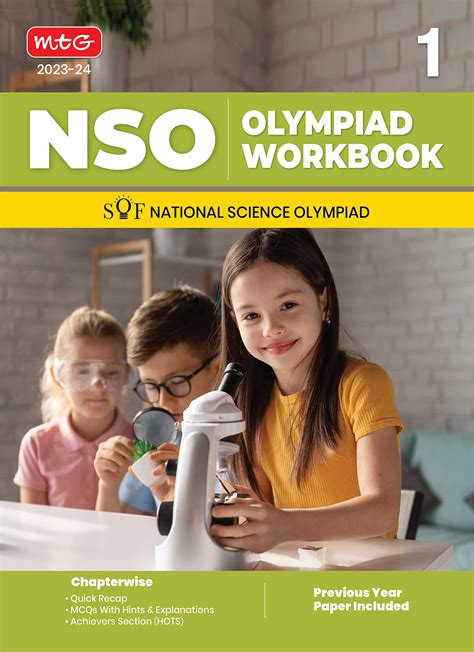 Buy MTG National Science Olympiad (NSO) Workbook for Class 1 - Quick Recap, MCQs, Previous Years ...