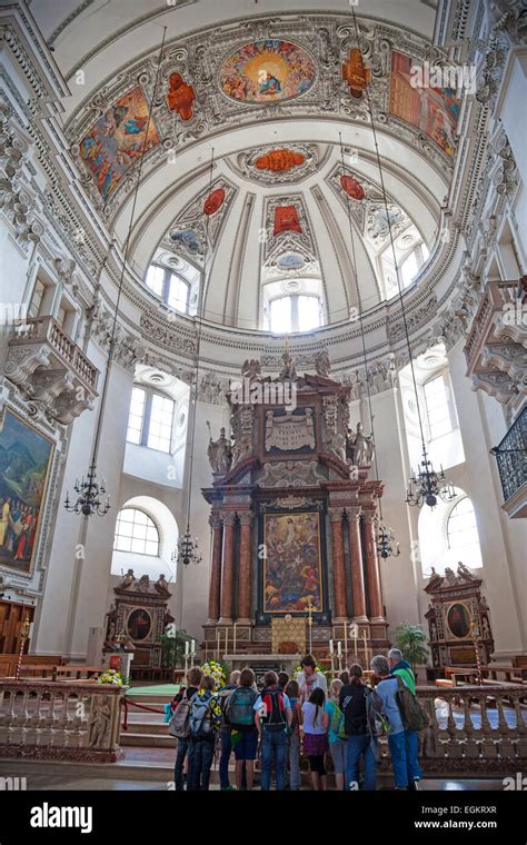 Salzburg cathedral interior hi-res stock photography and images - Alamy