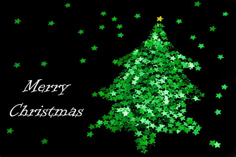 Photo of Green star Christmas tree | Free christmas images