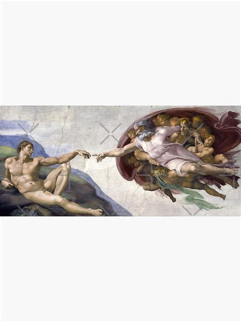 "The Creation of Adam - Michelangelo " Poster for Sale by lefterisbetsis | Redbubble