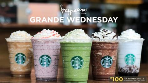 Starbucks Brings Back Their P100 Grande Frappuccino Offer In May