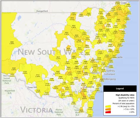 Mapping NDIS need with newly released Census 2017 Postcode Areas - MapMakers Australia