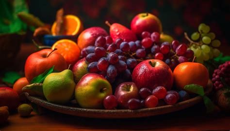 Free Photo | Colorful fruit basket showcases healthy and fresh variety ...