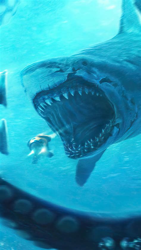 Meg 2 Megalodon Shark 4K #5181l Wallpaper iPhone Phone