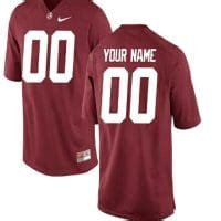 [Hot] New Custom Alabama Football Jersey Football White