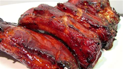 How To Make Chinese BBQ Pork Ribs (Char Siu) - Chinese Food Recipe - YouTube