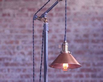Industrial Floor Lamp - Metal Shade - Edison Bulb Lamp - Industrial Furniture - Model No. 3823 ...