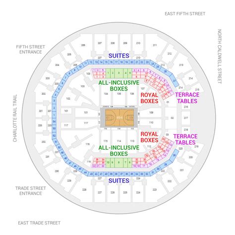 Charlotte Hornets Seating Chart | Cabinets Matttroy