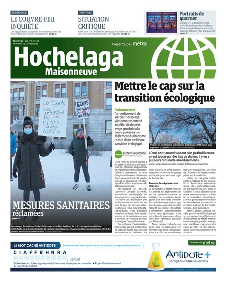 Hochelaga-Maisonneuve - 12 janvier 2021 by Metro Media - Flipsnack