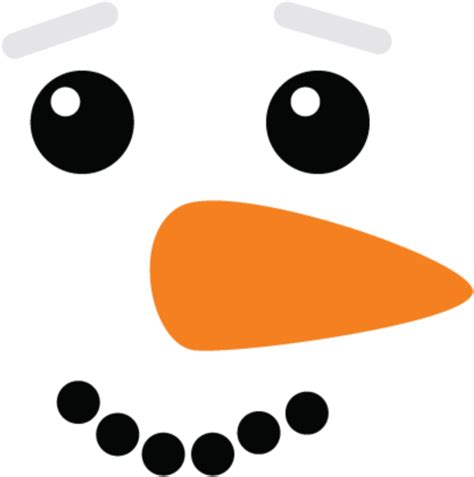 #snowman-face - Carrot Snowman Nose Clipart - Png Download - Full Size ...