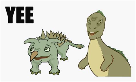 Cartoon , Png Download - Dinosaur Meme Yee Png, Transparent Png - kindpng