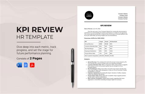 KPI Templates in Google Docs - FREE Download | Template.net