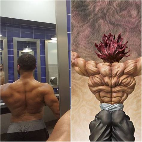 Yujiro Hanma Back Real Life Yujiro hanma real life demon back workout ...