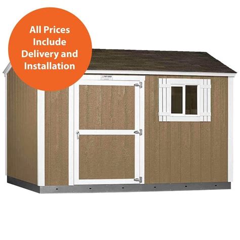 Tuff Shed Tahoe Series Carson Installed Storage Shed 8 ft. x 12 ft. x 8 ft. 6 in. (96 sq. ft.) 7 ...