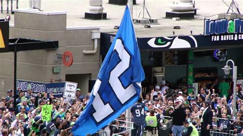 Seahawks vs 49ers Raising of the 12th man flag. - YouTube