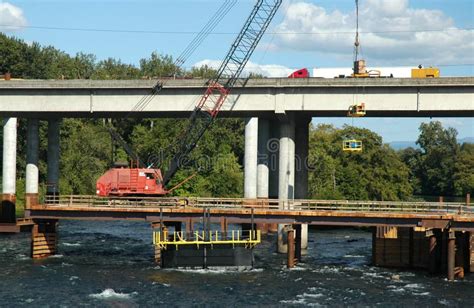 Bridge Construction stock image. Image of building, stimulus - 10840221