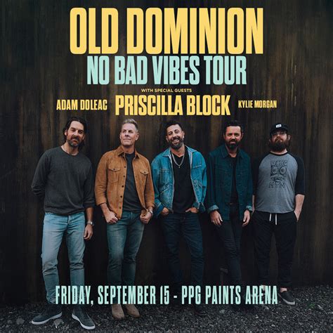 PPG Paints Arena on Twitter: "Get your tickets now! 🌴Old Dominion’s No ...