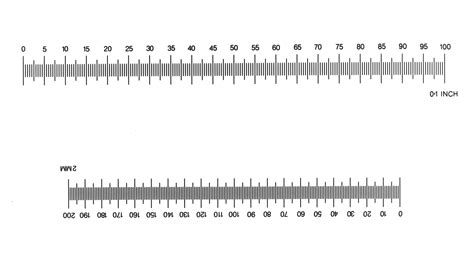 Stage Micrometer Microscope Calibration Scale