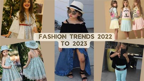 fashion trends 2022 to 2023 | Beautiful Kids fashion clothing design - YouTube