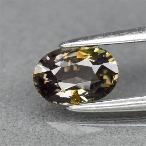 Genuine 100% Natural Brown Sapphire 0.74ct 6.2 x 4.2 x 3.1mm Oval VS Clarity from Tanzania ...