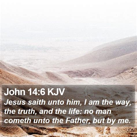 John 14:6 KJV Bible Verse Images