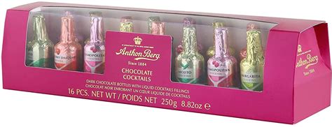 Buy 16 Pieces Anthon Berg Chocolate Cocktails - 250g of Dark Chocolate with Liquid Cocktail ...