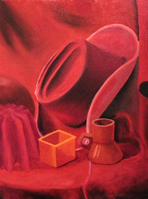 FINT103 Oil Painting 4: Monochromatic Red by BrielleCoppola on DeviantArt