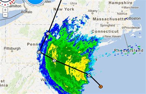 Hurricane Sandy path: Storm tracker map shows live updates on ...