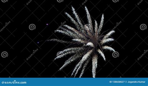 Fireworks in the Sky with Green Screen Background Stock Image - Image ...