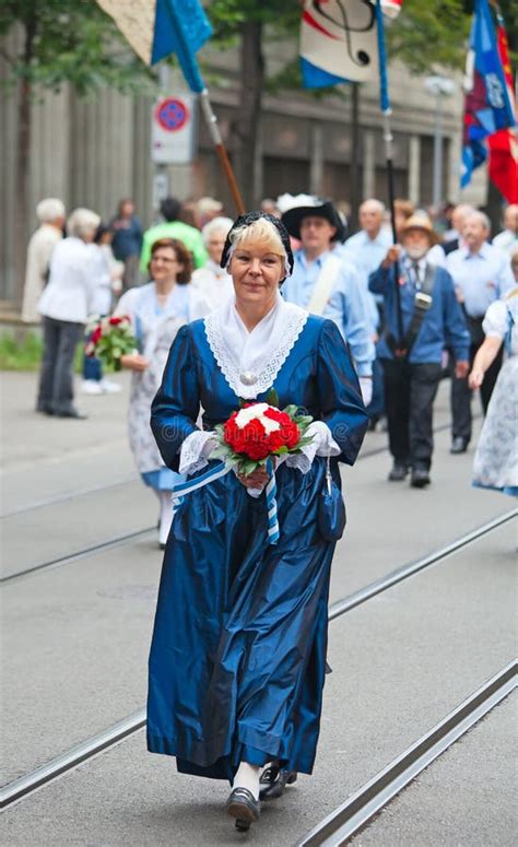 Swiss National Day Parade in Zurich Editorial Photography - Image of ...