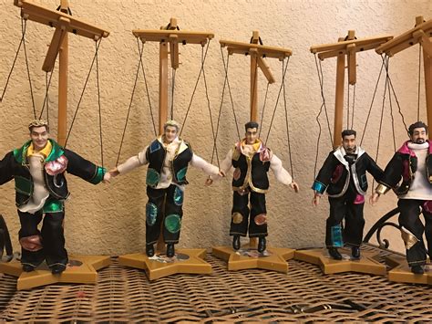 These are my *NSYNC No Strings Attached tour marionette dolls No Strings Attached, Nsync, Wine ...