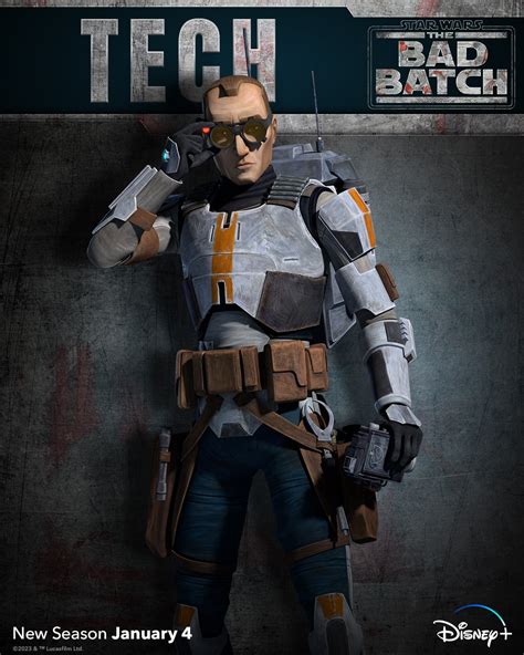 New 'Bad Batch' S2 Character Poster for Tech : r/StarWarsLeaks