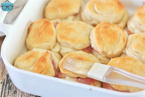 WARM HONEY HAM BISCUITS (+Video) | The Country Cook