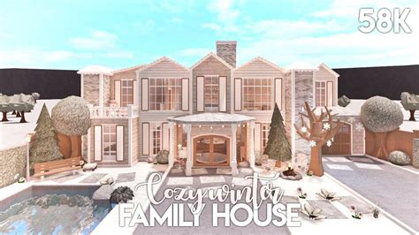 Roblox Bloxburg Winter House