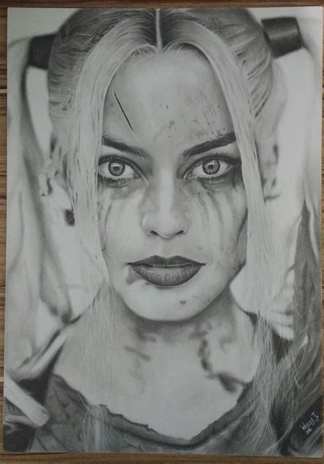 Pencil Drawings Of Harley Quinn