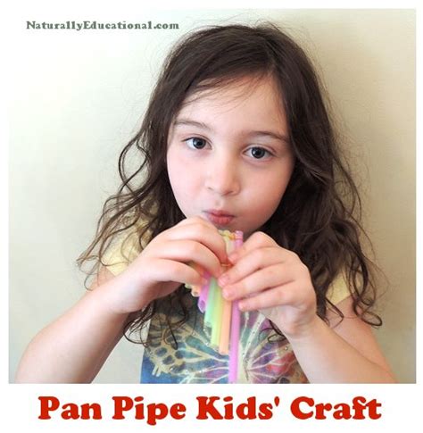 Straw Pan Pipe Craft for Kids – Naturally Educational