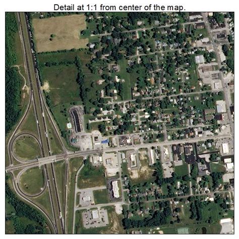 Aerial Photography Map of Scottsburg, IN Indiana